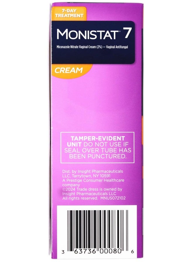 MONISTAT 7-Dose Infection Treatment, 7 Disposable Applicators & 1 Cream Tube (Pack of 1) - Image 2